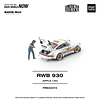 (PREVENTA) Pop Race 1:64 Porsche RWB 930 Apple With Figure