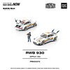 (PREVENTA) Pop Race 1:64 Porsche RWB 930 Apple With Figure