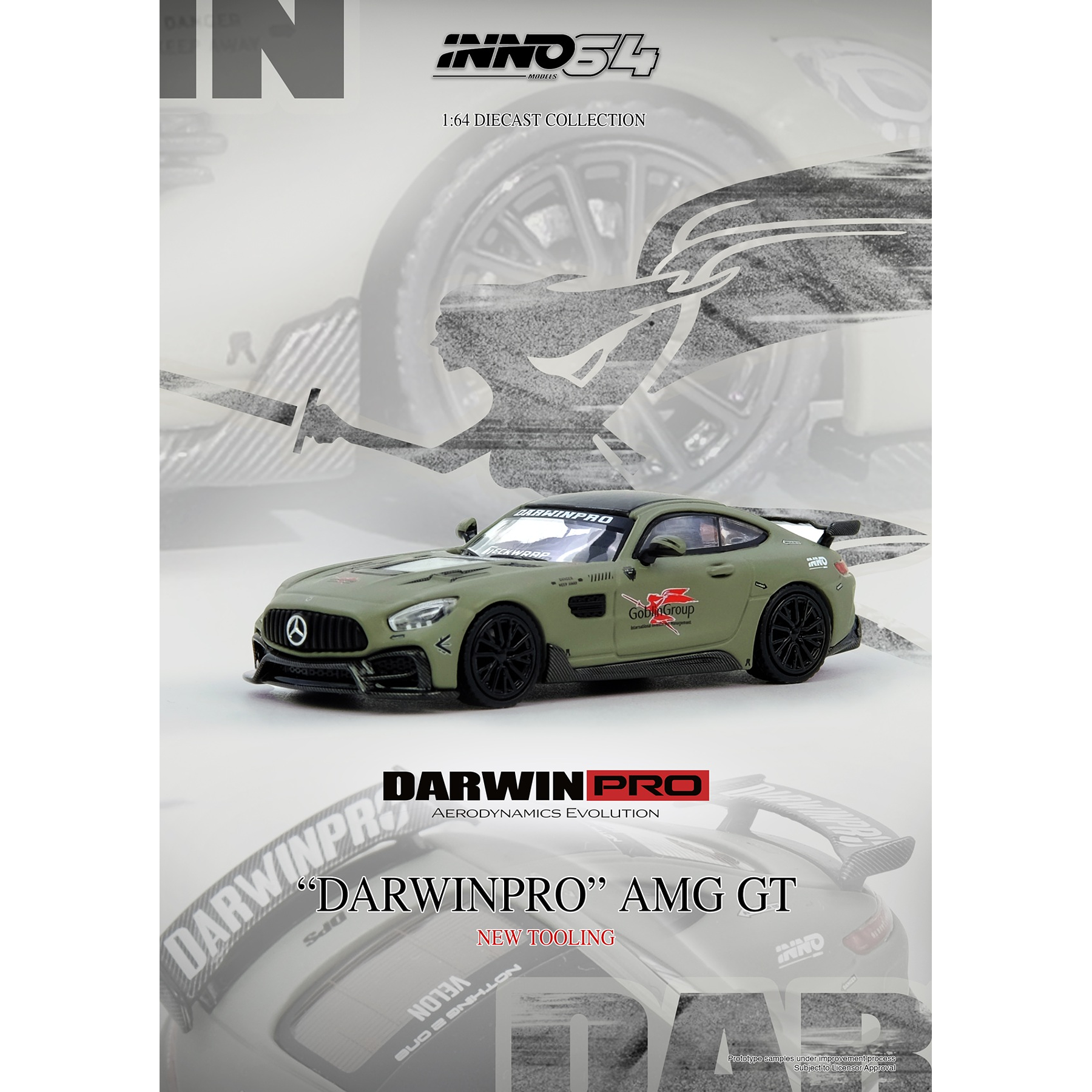 (PREVENTA) Inno64 1:64 Mercedes-Benz Darwin PRO AMG GT