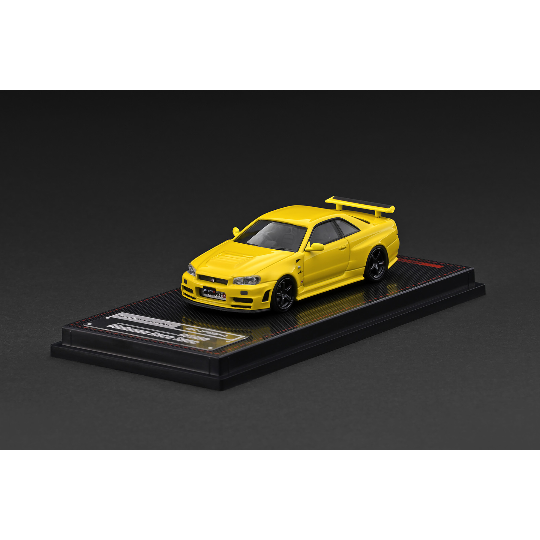 (PREVENTA) Ignition Model 1:64 Nissan Skyline GT-R (BNR34) NISMO Customized Yellow Metallic
