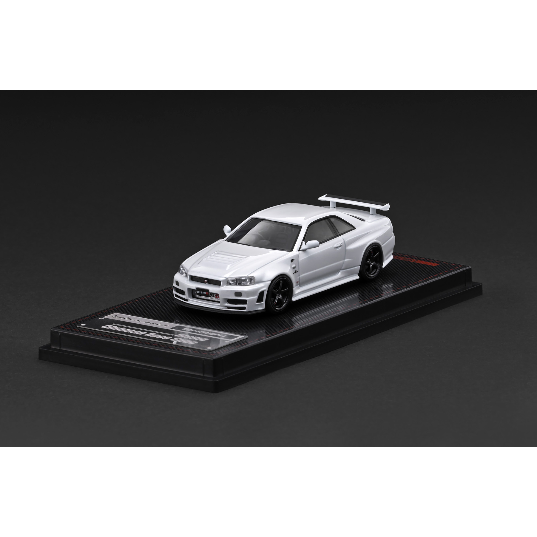 (PREVENTA) Ignition Model 1:64 Nissan Skyline GT-R (BNR34) NISMO Customized White Metallic