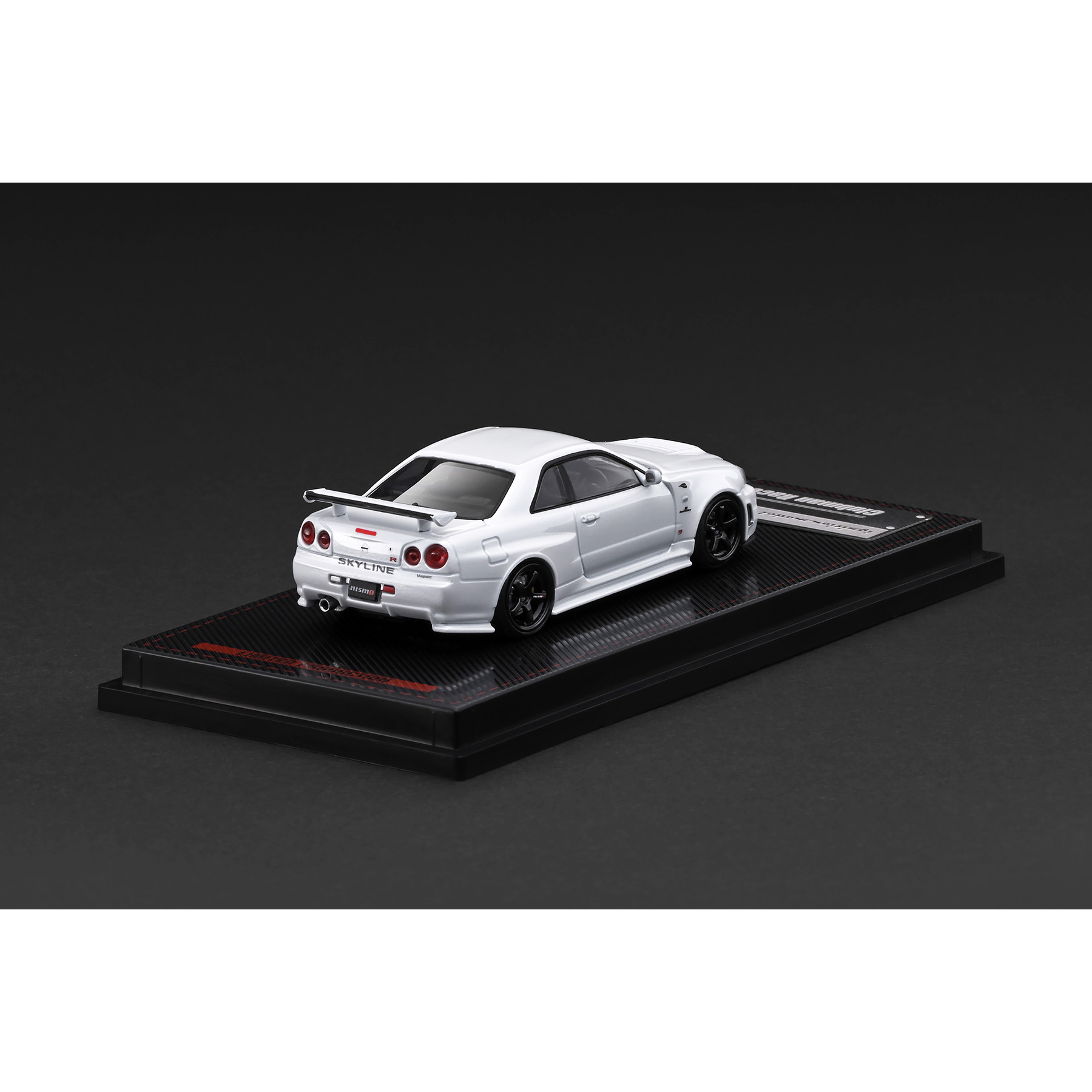 (PREVENTA) Ignition Model 1:64 Nissan Skyline GT-R (BNR34) NISMO Customized White Metallic