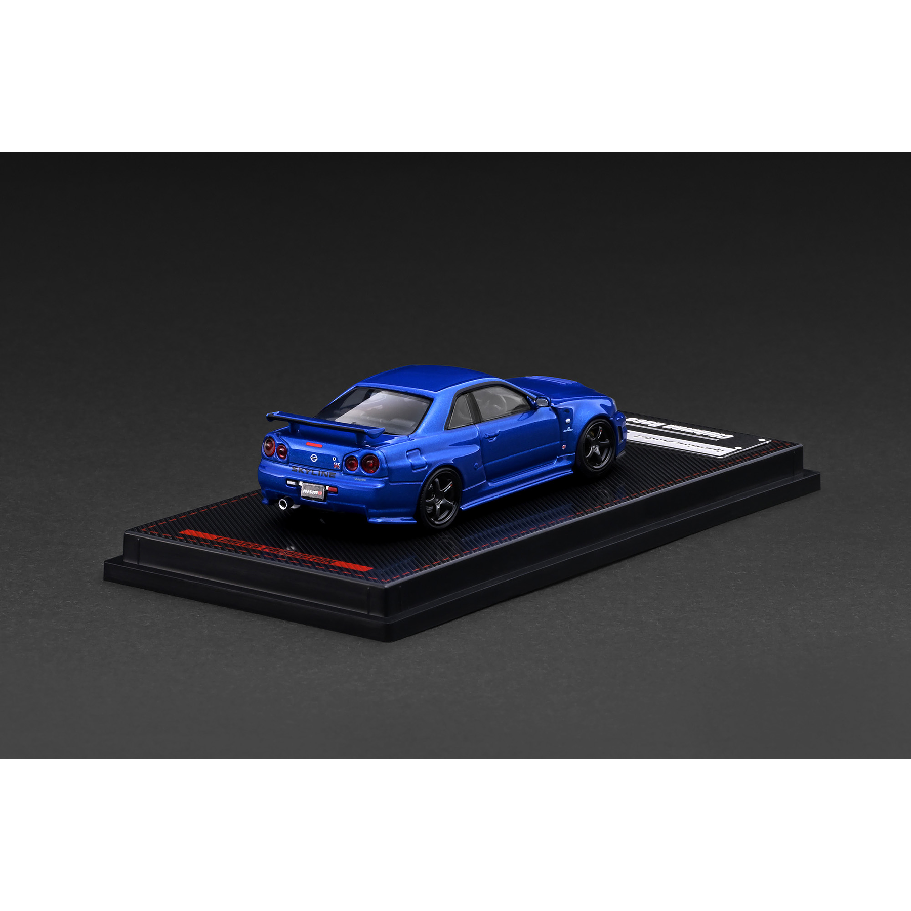 (PREVENTA) Ignition Model 1:64 Nissan Skyline GT-R (BNR34) NISMO Customized Blue Metallic