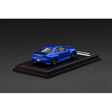 (PREVENTA) Ignition Model 1:64 Nissan Skyline GT-R (BNR34) NISMO Customized Blue Metallic