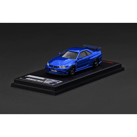(PREVENTA) Ignition Model 1:64 Nissan Skyline GT-R (BNR34) NISMO Customized Blue Metallic