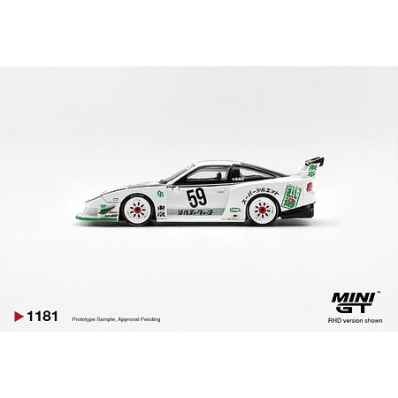 (PREVENTA) Mini GT 1:64 Nissan LB-Silhouette 180SX – White