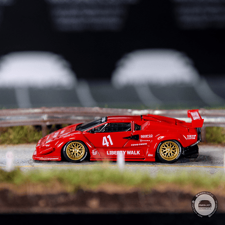 Mini GT 1:64 Lamborghini Countach LB-WORKS – Red