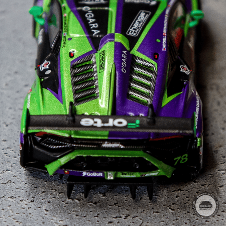 Mini GT 1:64 Lamborghini Huracán GT3 EVO2 #78 Forte Racing 2024 IMSA Daytona 24 Hrs. 