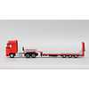 (PREVENTA) Time Micro 1:64 Mercedes-Benz - Flatbed Transport Trailer - Red