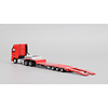 (PREVENTA) Time Micro 1:64 Mercedes-Benz - Flatbed Transport Trailer - Red