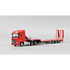 (PREVENTA) Time Micro 1:64 Mercedes-Benz - Flatbed Transport Trailer - Red