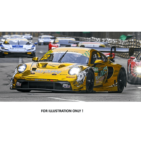 (PREVENTA) SPARK 1:64 Porsche 911 GT3 R (992) No.22 SCHUMACHER CLRT 3rd Macau GT Cup - FIA GT World Cup 2025 Laurin HEINRICH