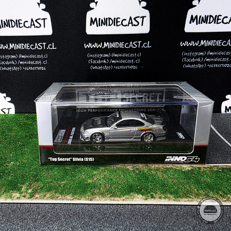 Inno64 1:64 Nissan Top Secret Silvia (S15) Silver