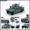 BM Creations 1:64 Humvee CT-4 Matte Dark Grey