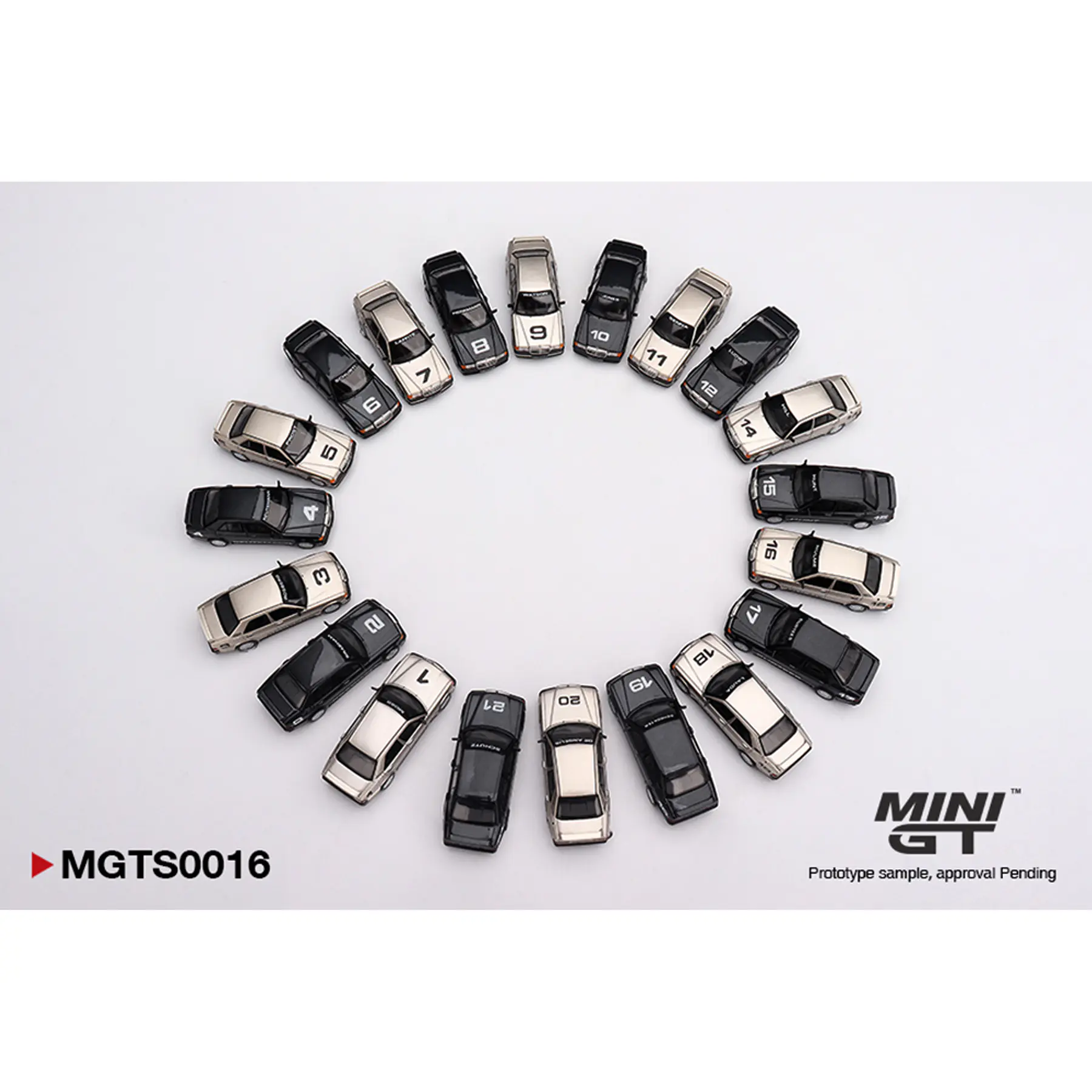 Mini GT 1:64 1984 Nürburgring Race of Champions 20 Cars Set Special Limited Edition 5000 Sets Worldwide.