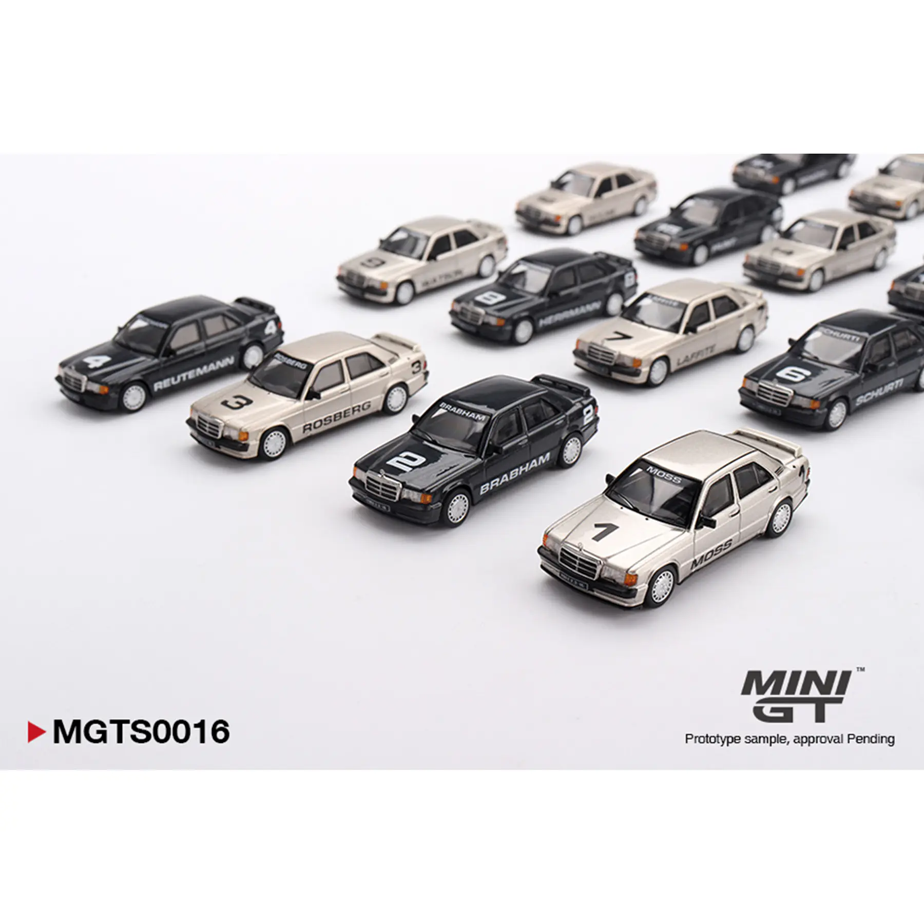 Mini GT 1:64 1984 Nürburgring Race of Champions 20 Cars Set Special Limited Edition 5000 Sets Worldwide.