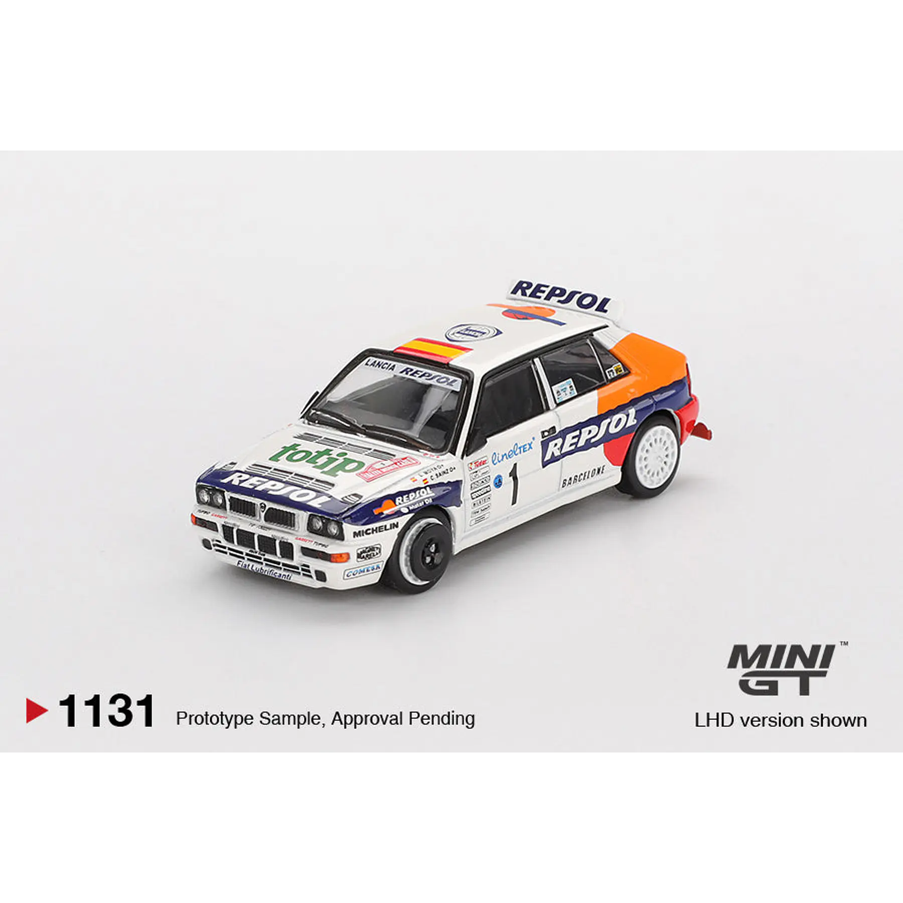 Mini GT 1:64 Lancia Delta HF Integrale Evoluzione #1 1993 Rallye Monte-Carlo- Limited Edition.
