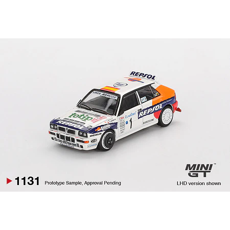 Mini GT 1:64 Lancia Delta HF Integrale Evoluzione #1 1993 Rallye Monte-Carlo- Limited Edition.