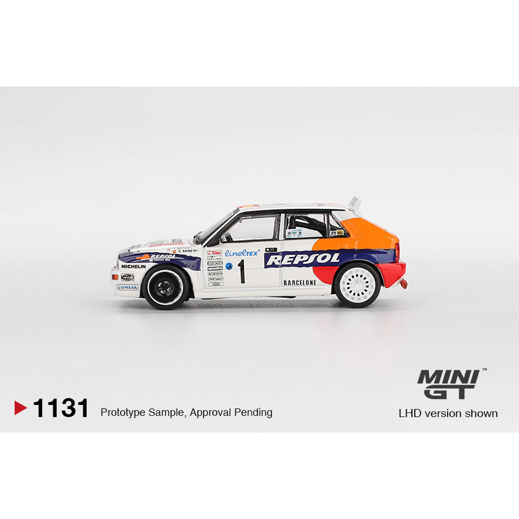 Mini GT 1:64 Lancia Delta HF Integrale Evoluzione #1 1993 Rallye Monte-Carlo- Limited Edition.