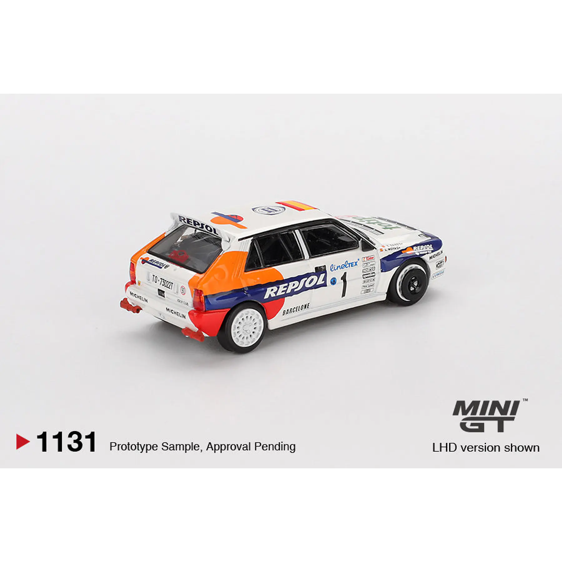 Mini GT 1:64 Lancia Delta HF Integrale Evoluzione #1 1993 Rallye Monte-Carlo- Limited Edition.