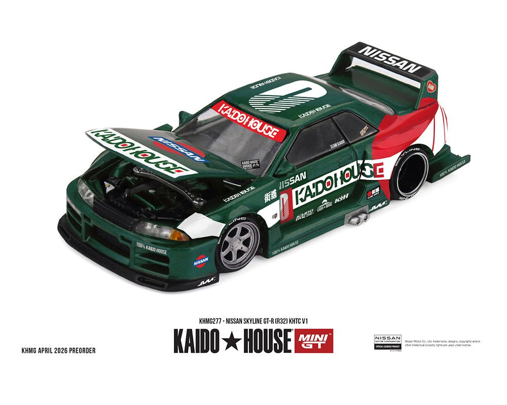 Kaido House x Mini GT Nissan Skyline GT-R (R32) KHTC V1 – Gr