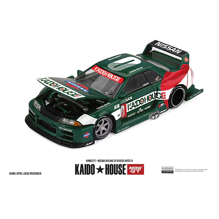 (PREVENTA) Kaido House x Mini GT Nissan Skyline GT-R (R32) KHTC V1 – Green