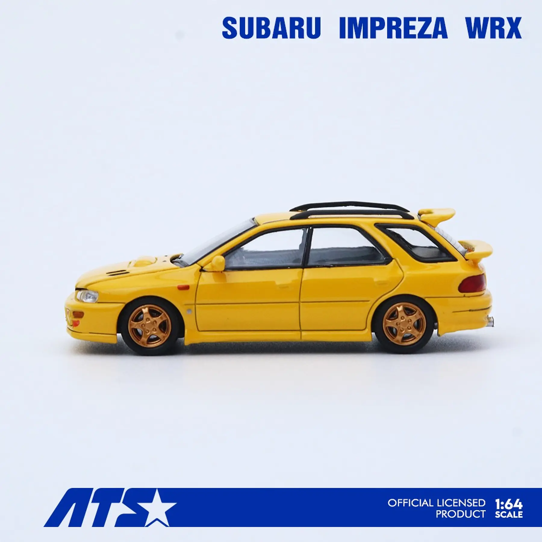 ATS 1:64 Subaru Impreza WRX wagon Yellow.