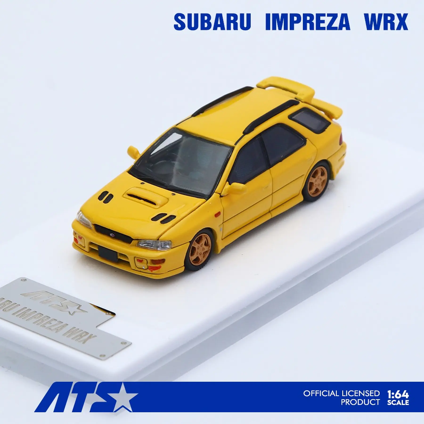 ATS 1:64 Subaru Impreza WRX wagon Yellow.