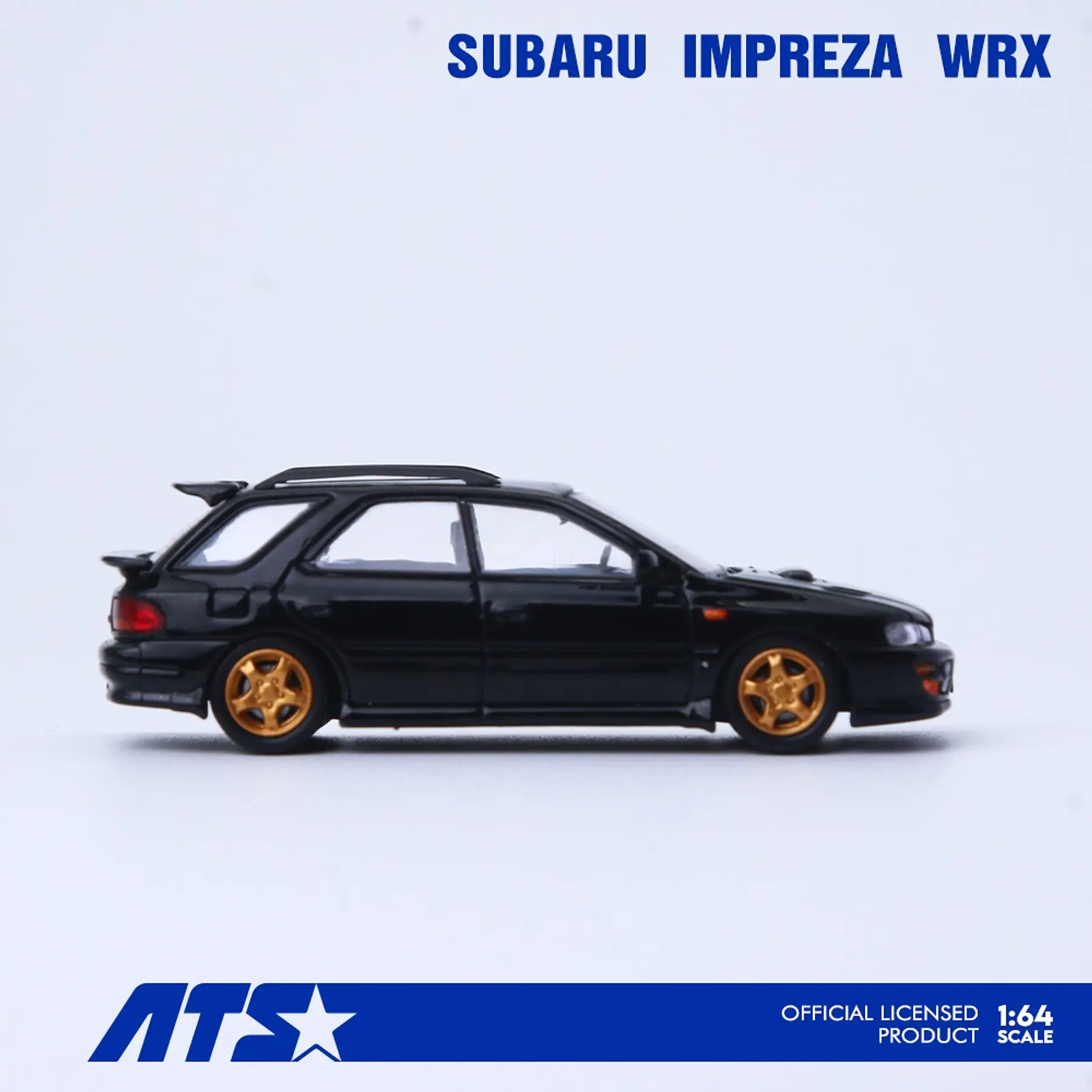 ATS 1:64 Subaru Impreza WRX wagon Black.