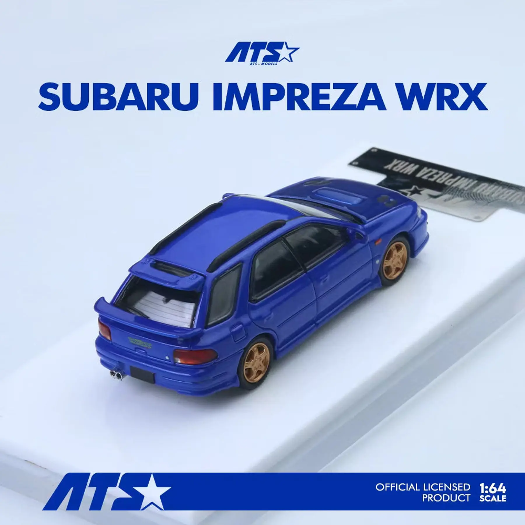 ATS 1:64 Subaru Impreza WRX wagon blue