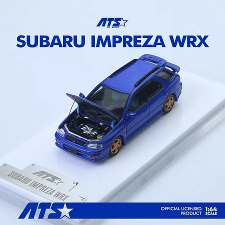 ATS 1:64 Subaru Impreza WRX wagon blue