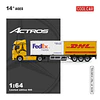 Cool Car 1:64 Mercedes-Benz Actros Container.