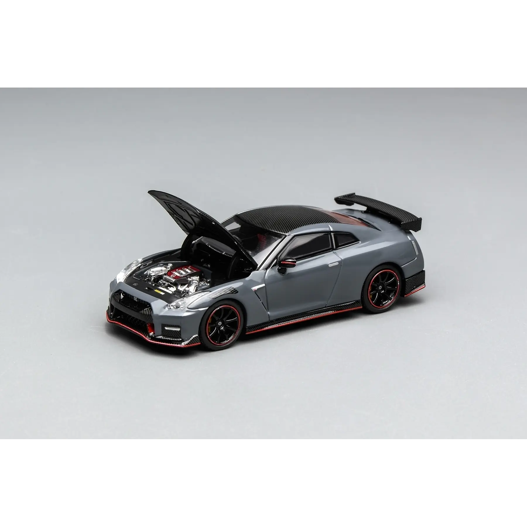 Motorhelix 1:64 Nissan GT-R NISMO (R35) Special Edition 2022 NISMO Stealth Gray