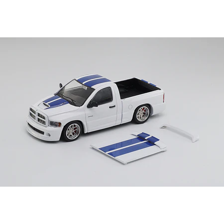 Shoom64 1:64 2003 Dodge RAM SRT-10 LHD White.