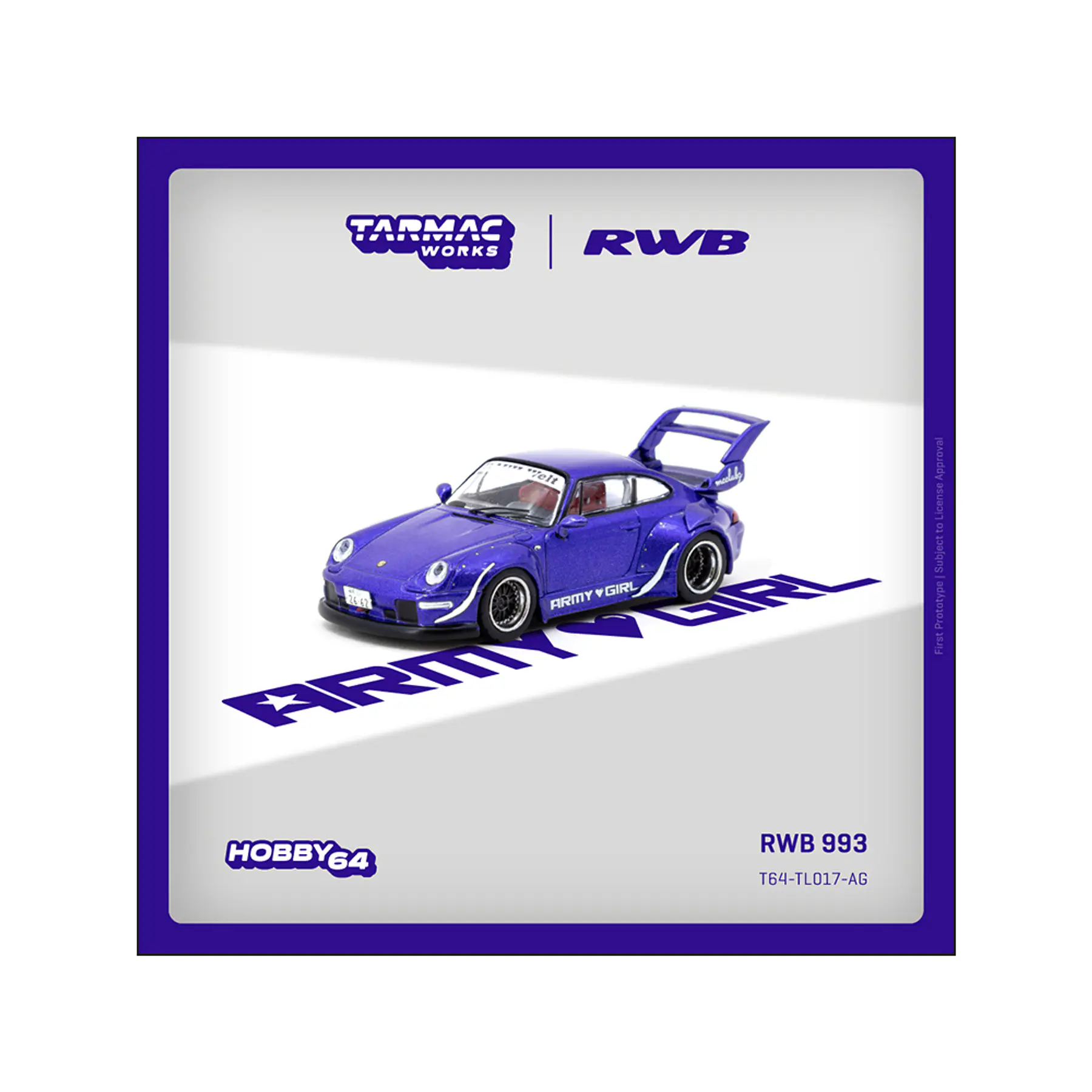 Tarmac Works 1:64 RWB 993 Army Girl.