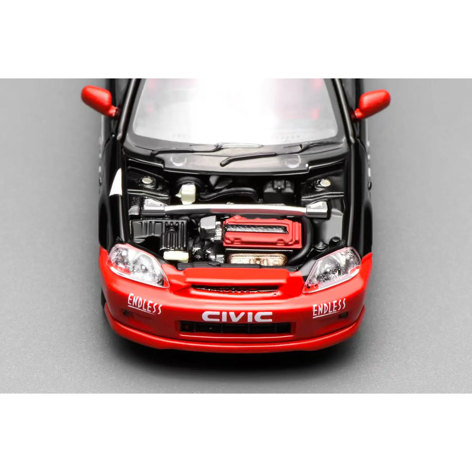 Motorhelix 1:64 Honda Civic TYPE R (EK9) Red-Black Livery
