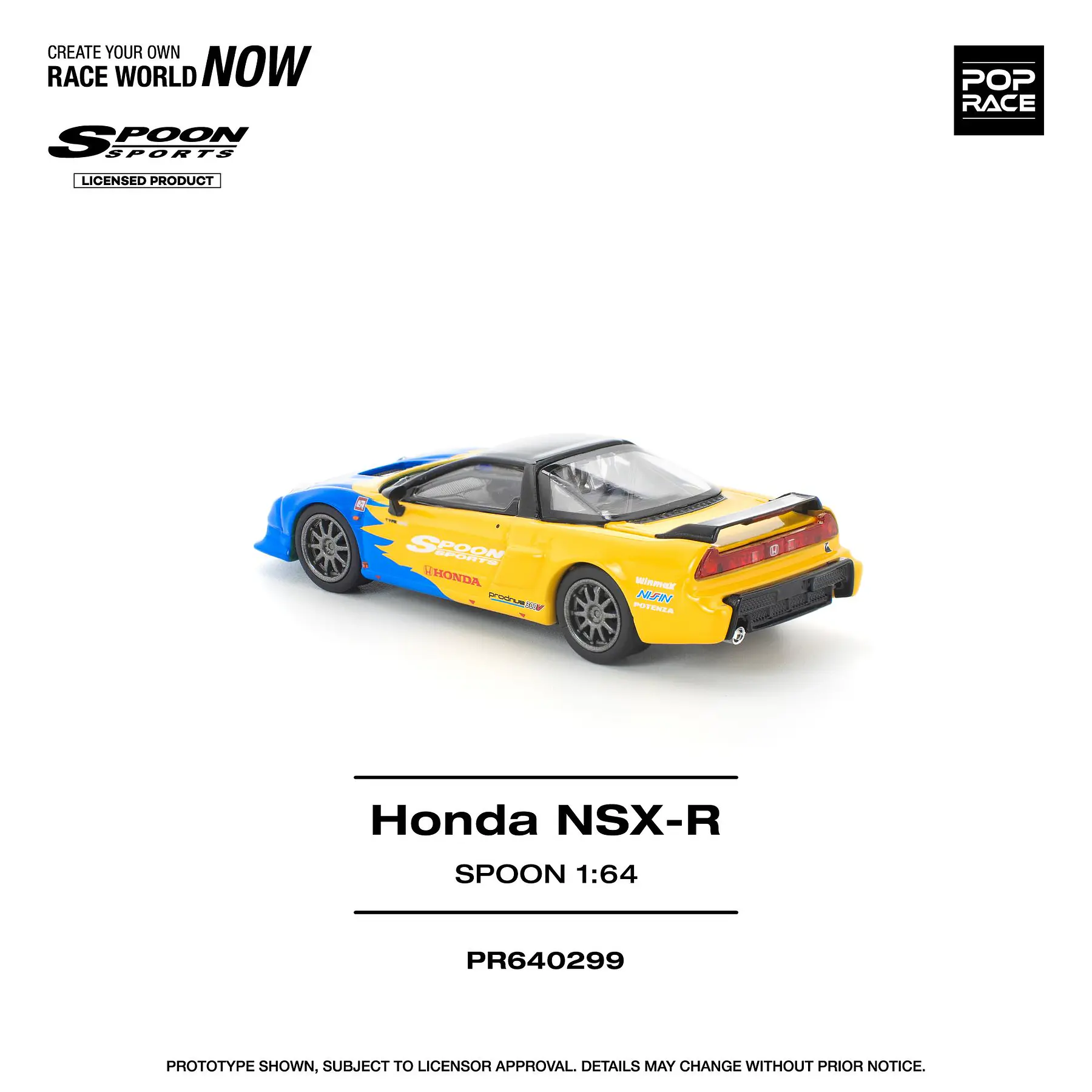 (PREVENTA) Pop Race 1:64 Honda NSX spoon