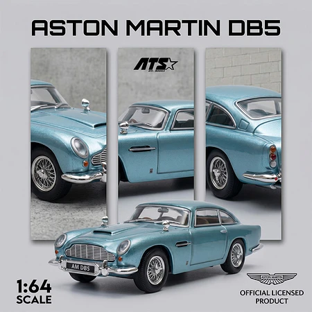(PREVENTA) ATS 1:64 Aston Martin DB5 - Caribbean Pearl Blue