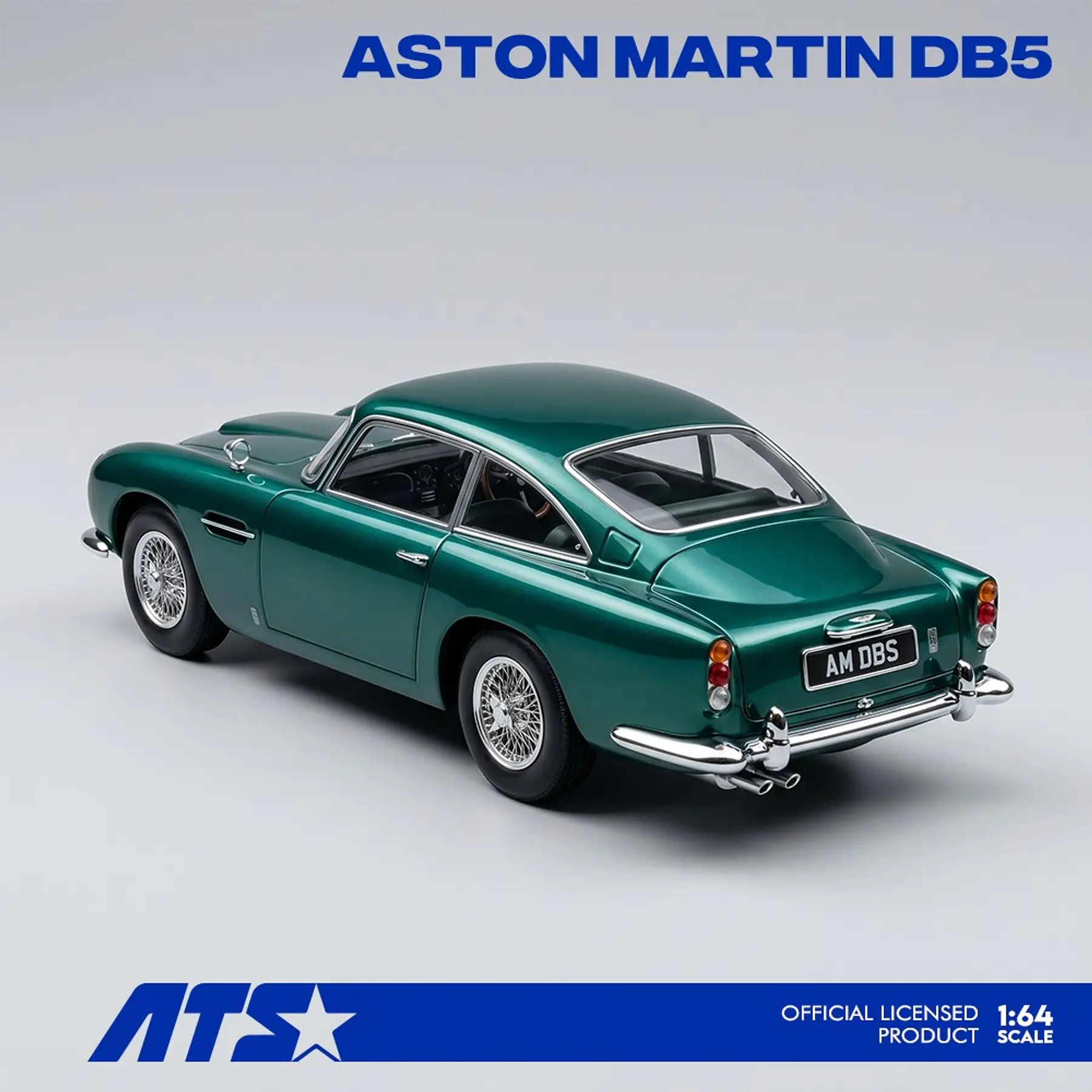 (PREVENTA) ATS 1:64 Aston Martin DB5 - Racing Green 