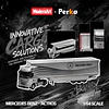 (PREVENTA) Modern Art & Perka 1:64 Mercedes-Benz folding box-type semi-trailer