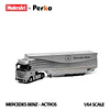 (PREVENTA) Modern Art & Perka 1:64 Mercedes-Benz folding box-type semi-trailer