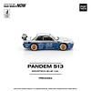Pop Race 1:64 Nissan Pandem Silva S13 MOONTECH Blue.