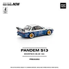 Pop Race 1:64 Nissan Pandem Silva S13 MOONTECH Blue.
