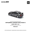 Pop Race 1:64 Mitsubishi Lancer Evolution IV Dark Grey.