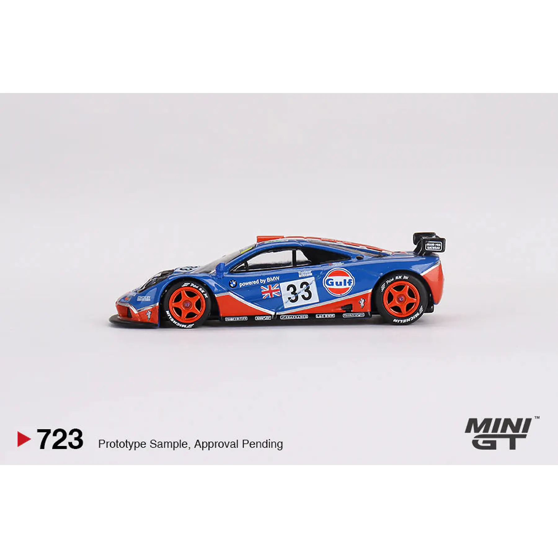 Mini GT 1:64 McLaren F1 GTR #33 1996 Le Mans 24Hr GULF – Blue – MiJo Exclusives