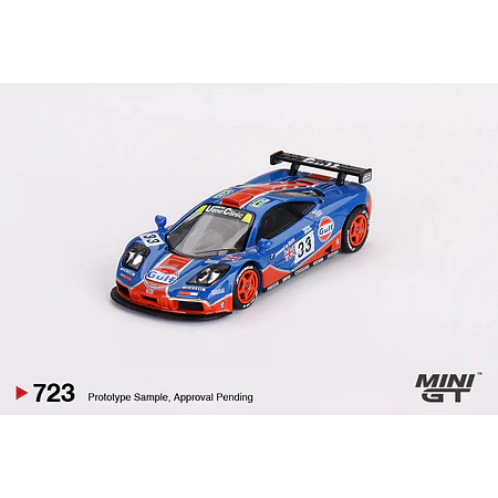 Mini GT 1:64 McLaren F1 GTR #33 1996 Le Mans 24Hr GULF – Blue – MiJo Exclusives