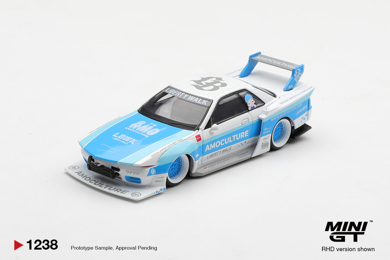 Mini GT 1:64 Nissan Skyline GT-R (R32) LBWK Kaido Works AMOC