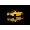 (PREVENTA) Motorhelix 1:64 Nissan Skyline GT-R (R34) Custom Edition - Lightning Yellow Custom with GT Aero Kit