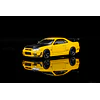 (PREVENTA) Motorhelix 1:64 Nissan Skyline GT-R (R34) Custom Edition - Lightning Yellow Custom with GT Aero Kit