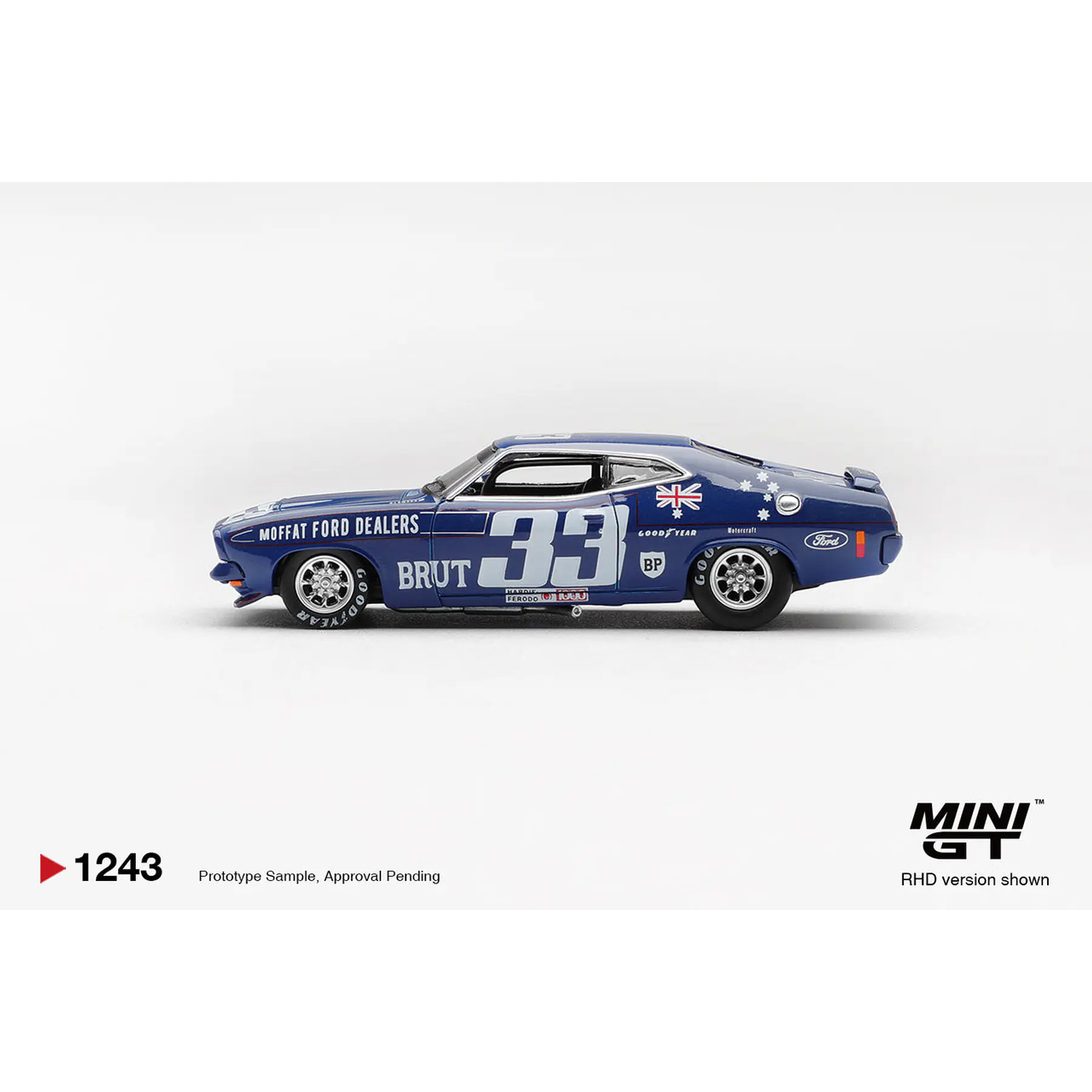 (PREVENTA) Mini GT 1:64 Ford XB Falcon GT- #33 1974 Bathurst 1000 – Australia Exclusive
